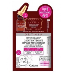 Coreana Orthia Perfect Collagen 28 Days Intensive Ampoule Whitening/Aqua Mask 塗抹式肉毒桿菌精華 保濕美白/ 去皺補水 面膜